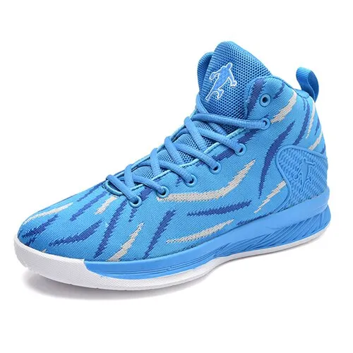 Man High-top Jordan Basketball Shoes Men's Cushioning Air Mesh Basketball Sneakers Anti-skid Breathable Outdoor Sports Shoes
