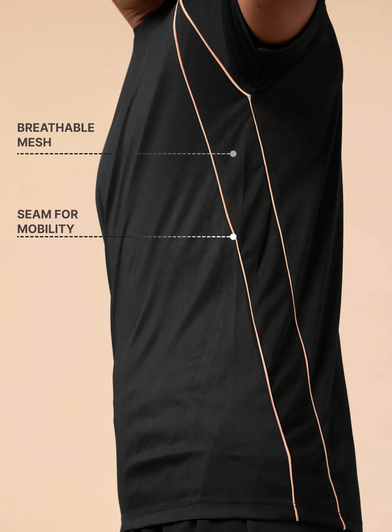 Men Black HIIT Elevate Training T-shirt