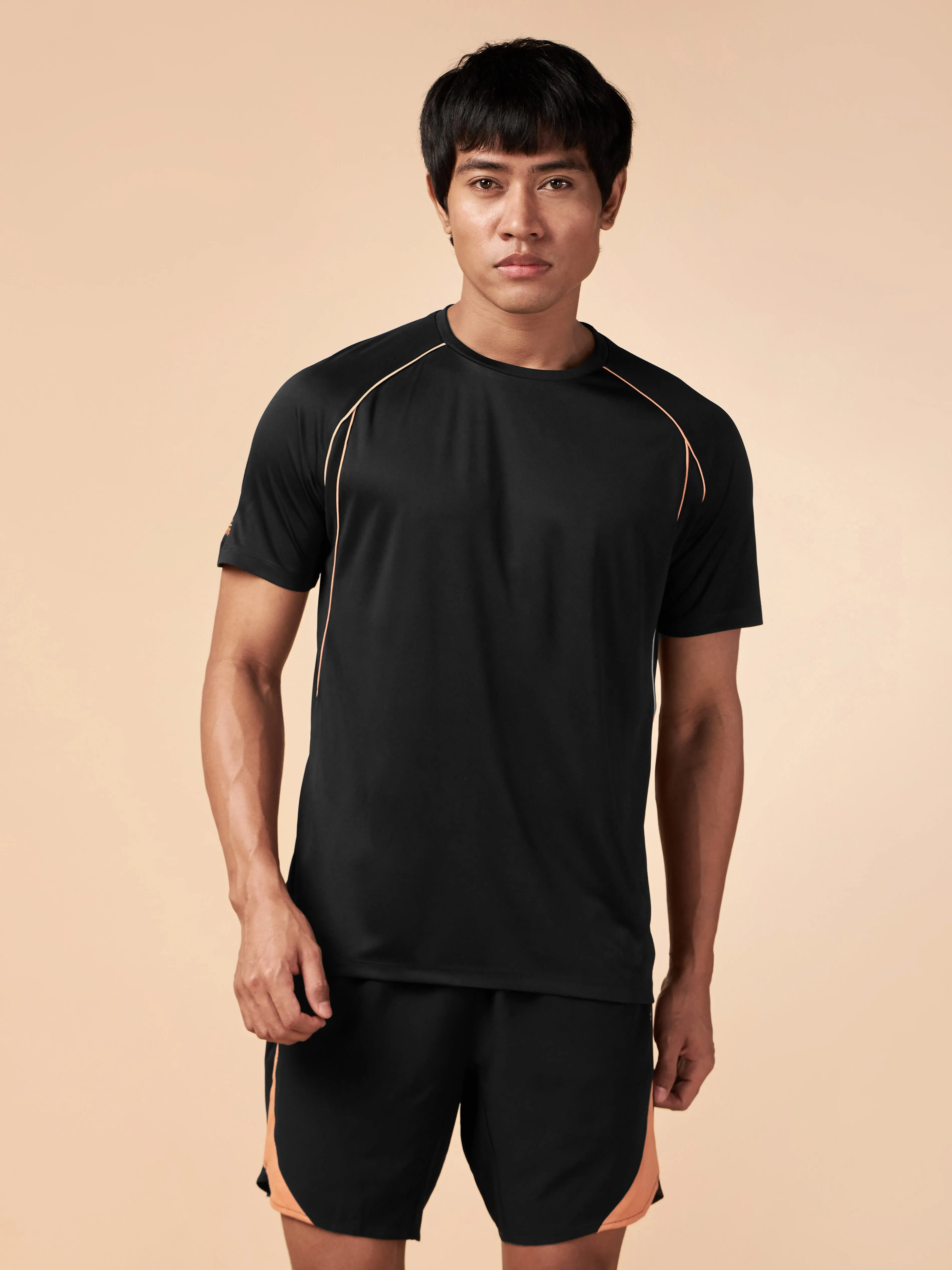 Men Black HIIT Elevate Training T-shirt