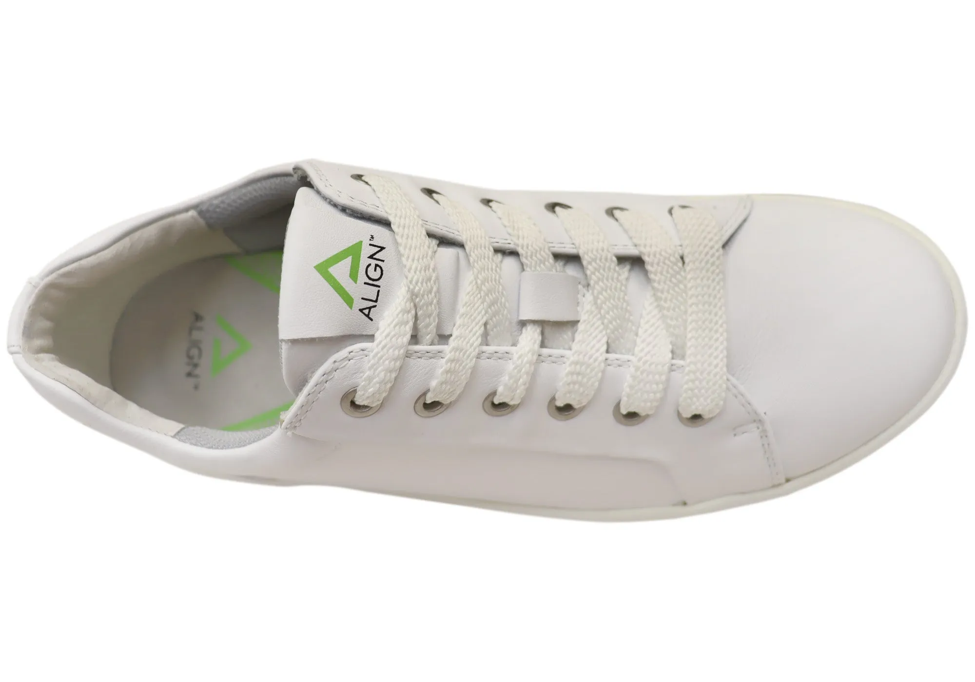 Mens Align Tannon Supportive Leather Wide Fit Arch Support Shoes
