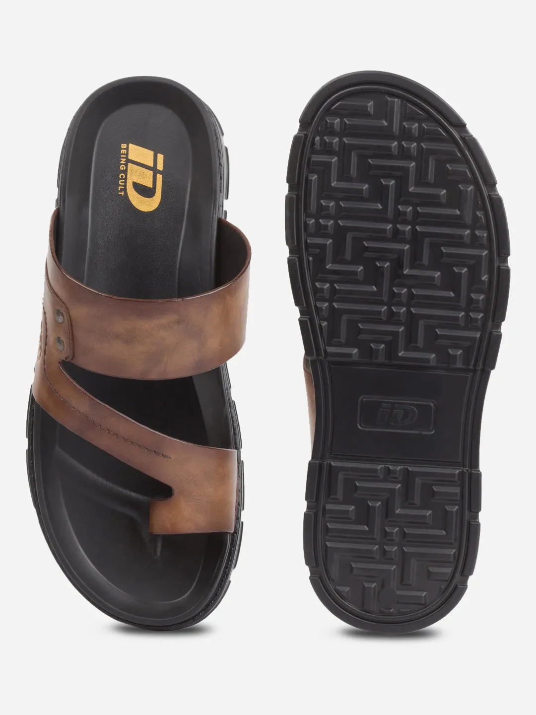 Men's Brown Sandal (ID4246)
