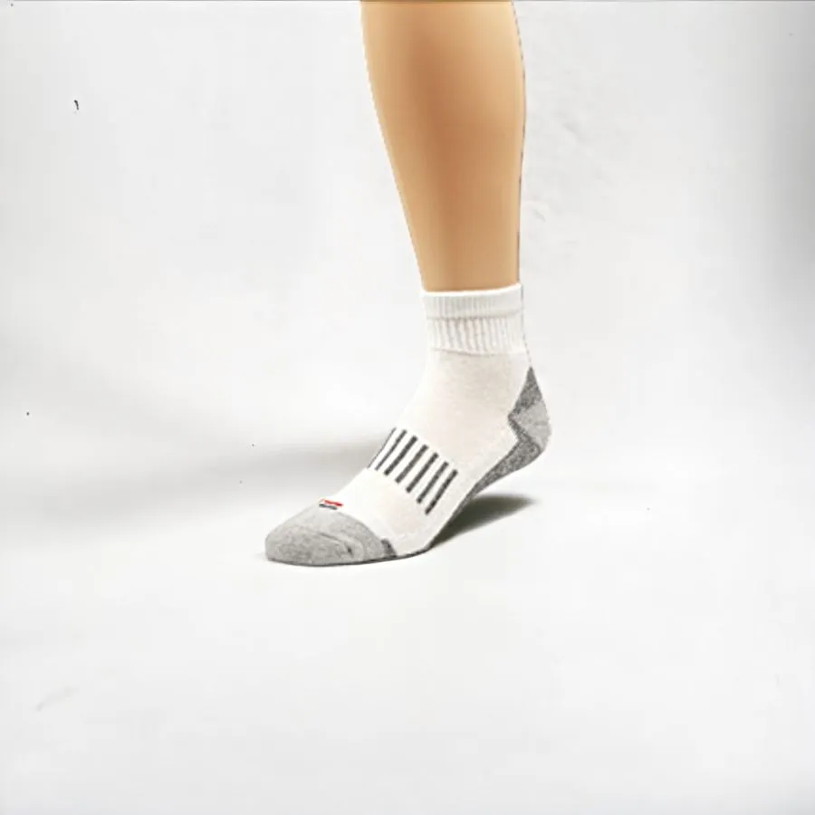 Men's Cotton Ankle Work Socks L/XL - 2 Pack