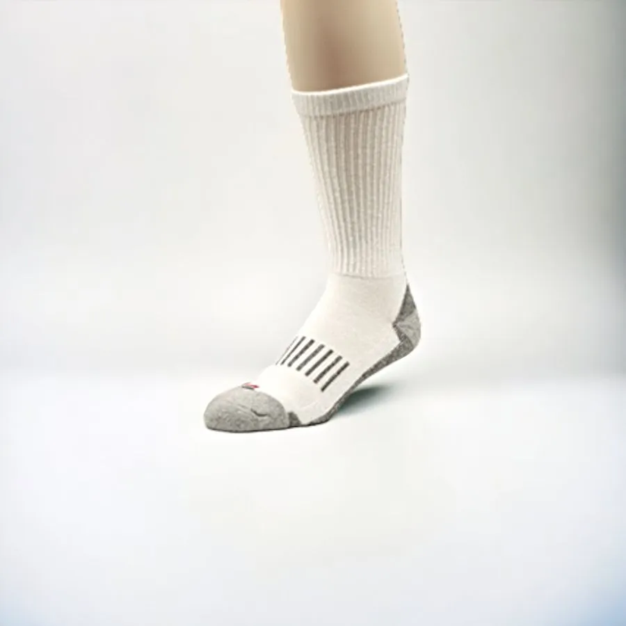 Men's Cotton Crew Work Socks L/XL - 2 Pack