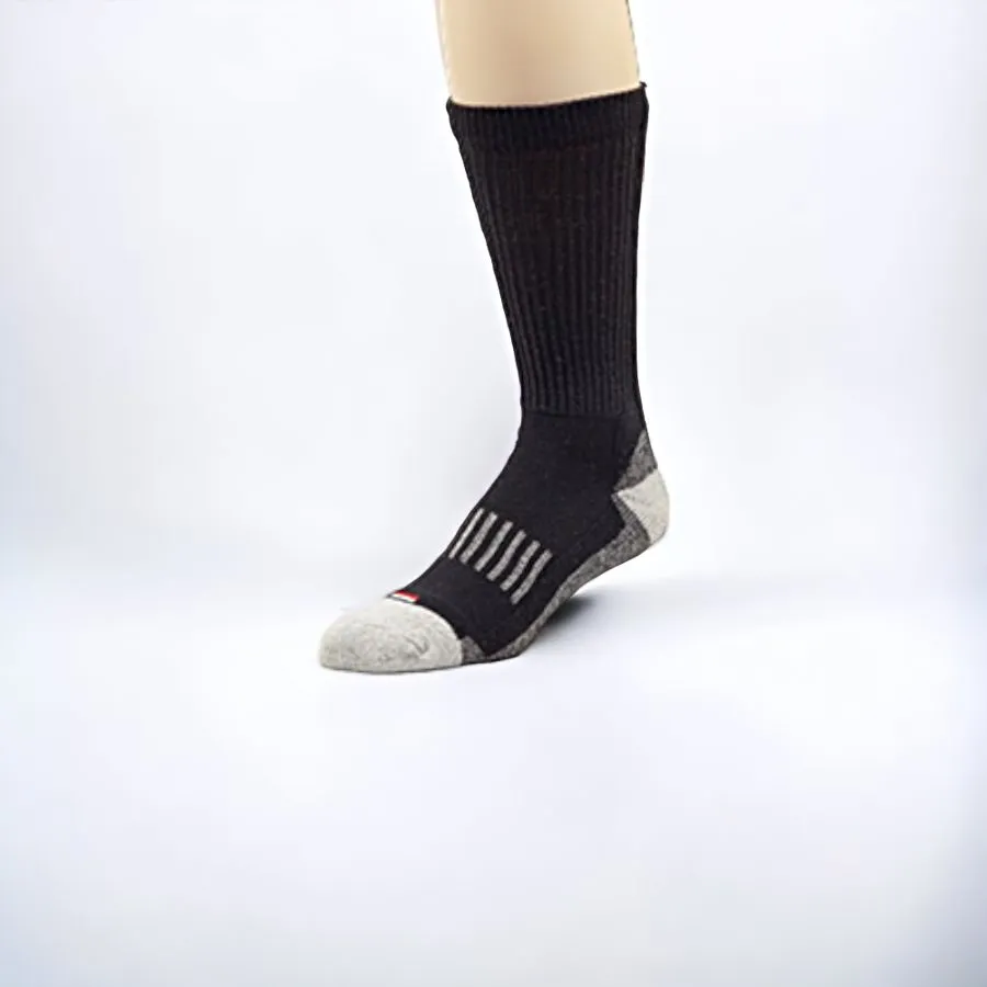 Men's Cotton Crew Work Socks L/XL - 2 Pack