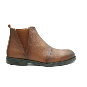 Men's Genuine leather half Boot - Havan Color.