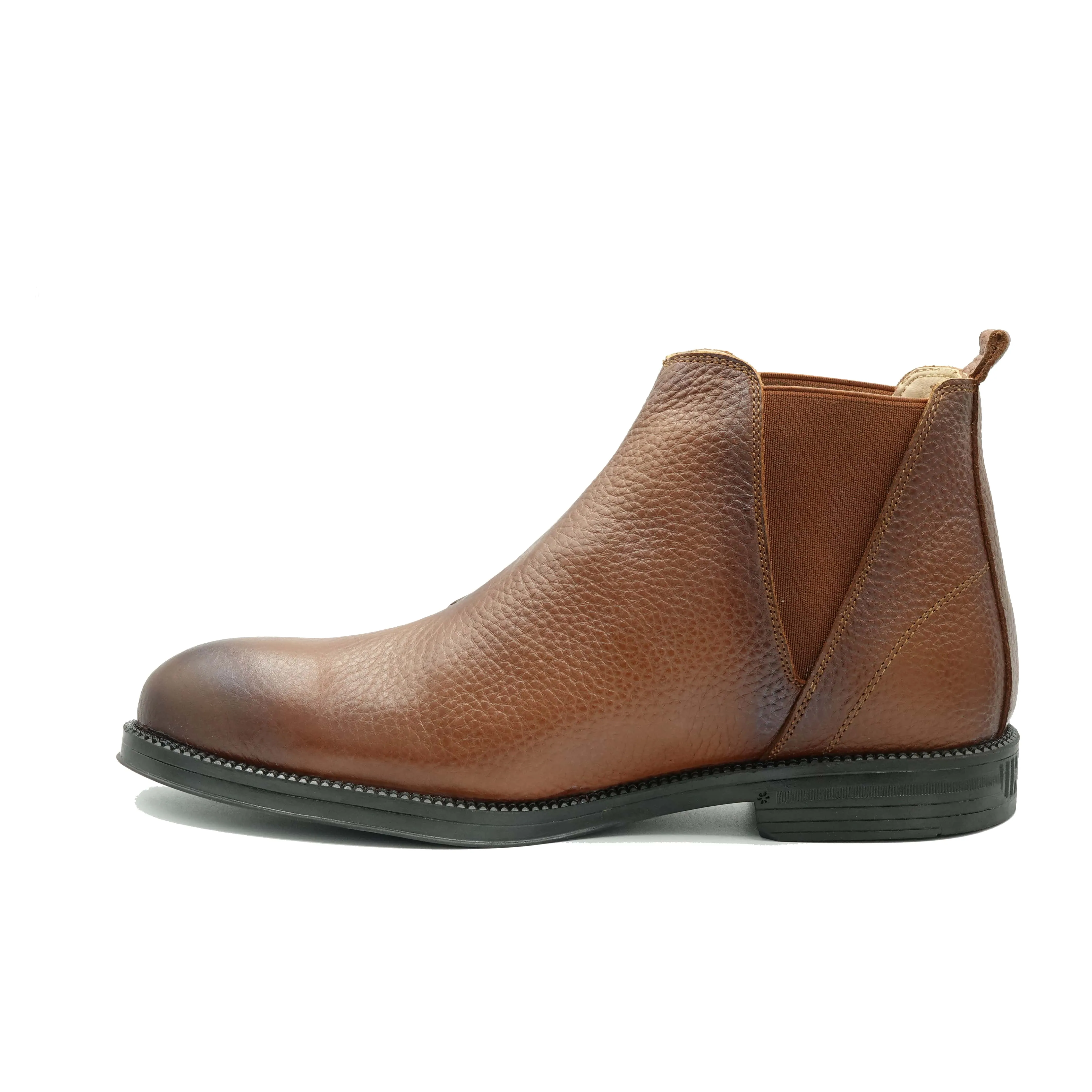 Men's Genuine leather half Boot - Havan Color.