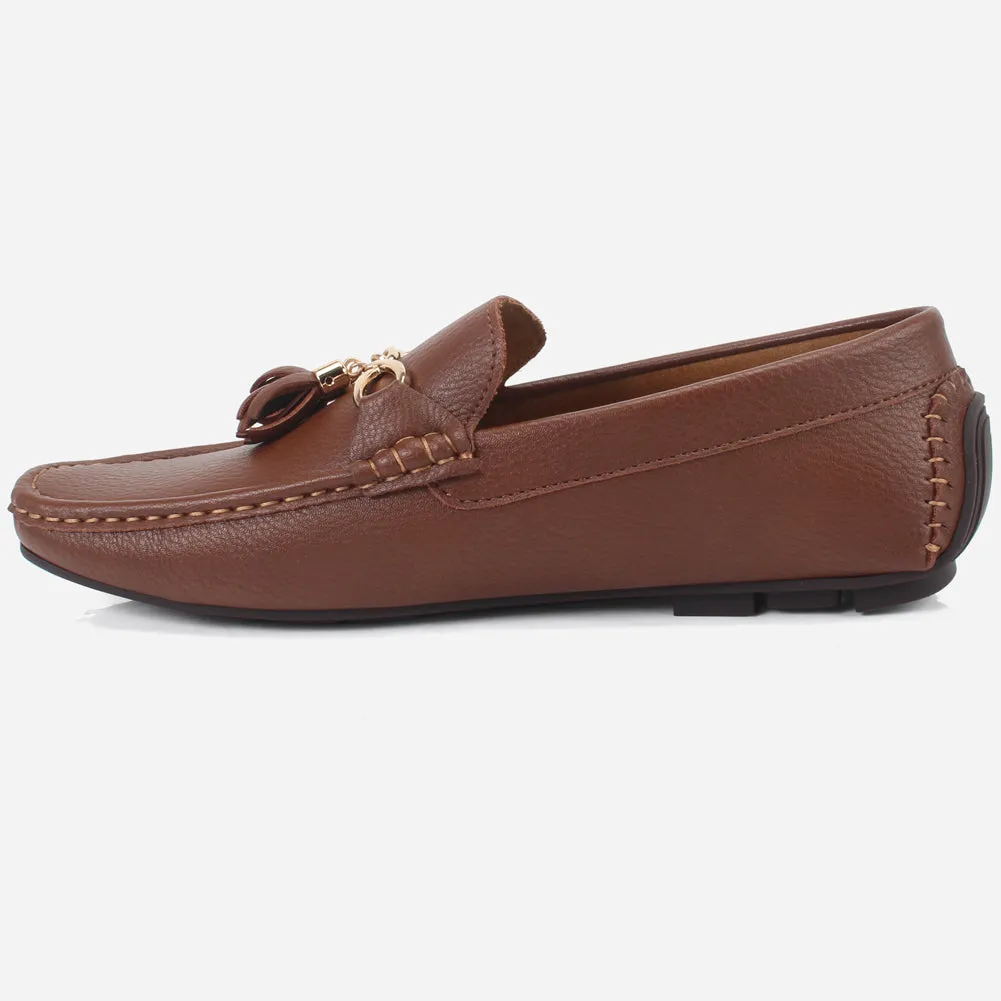 Mens "MURPHY" Comfortable Slip-Ons Moccasins