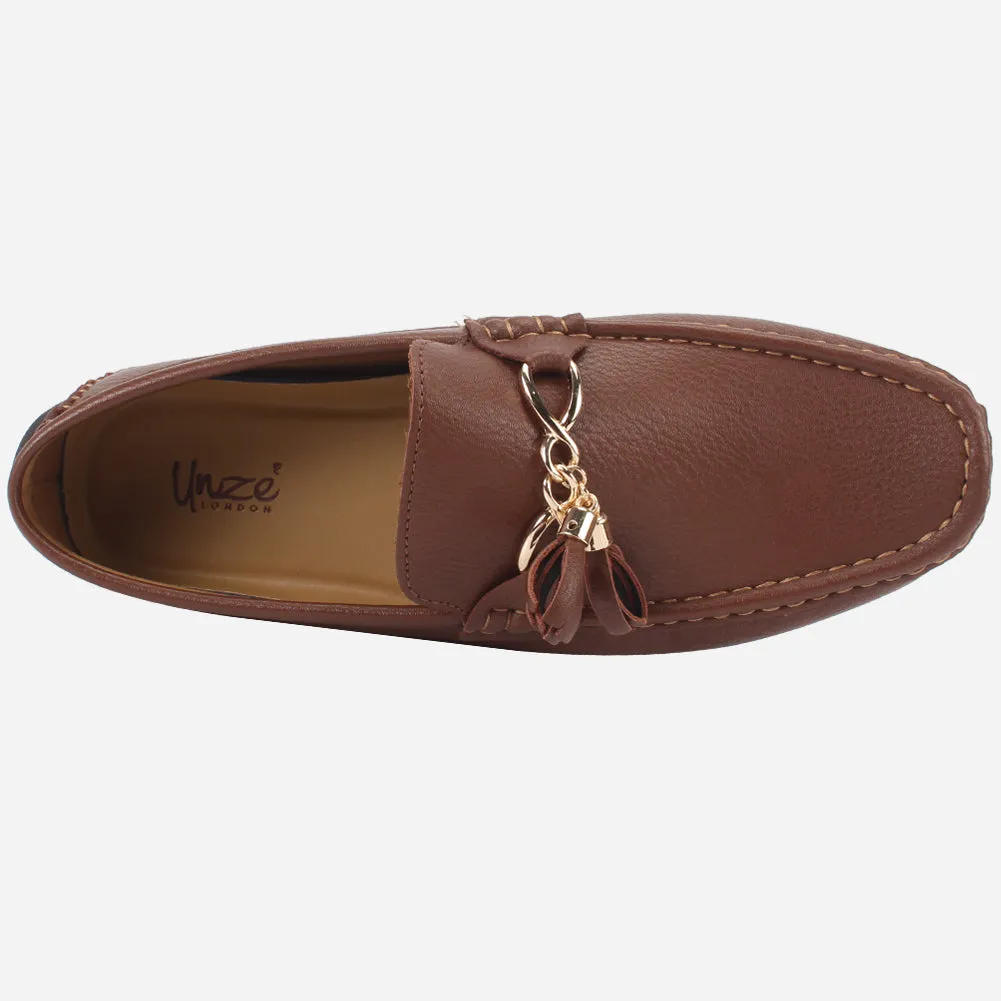 Mens "MURPHY" Comfortable Slip-Ons Moccasins