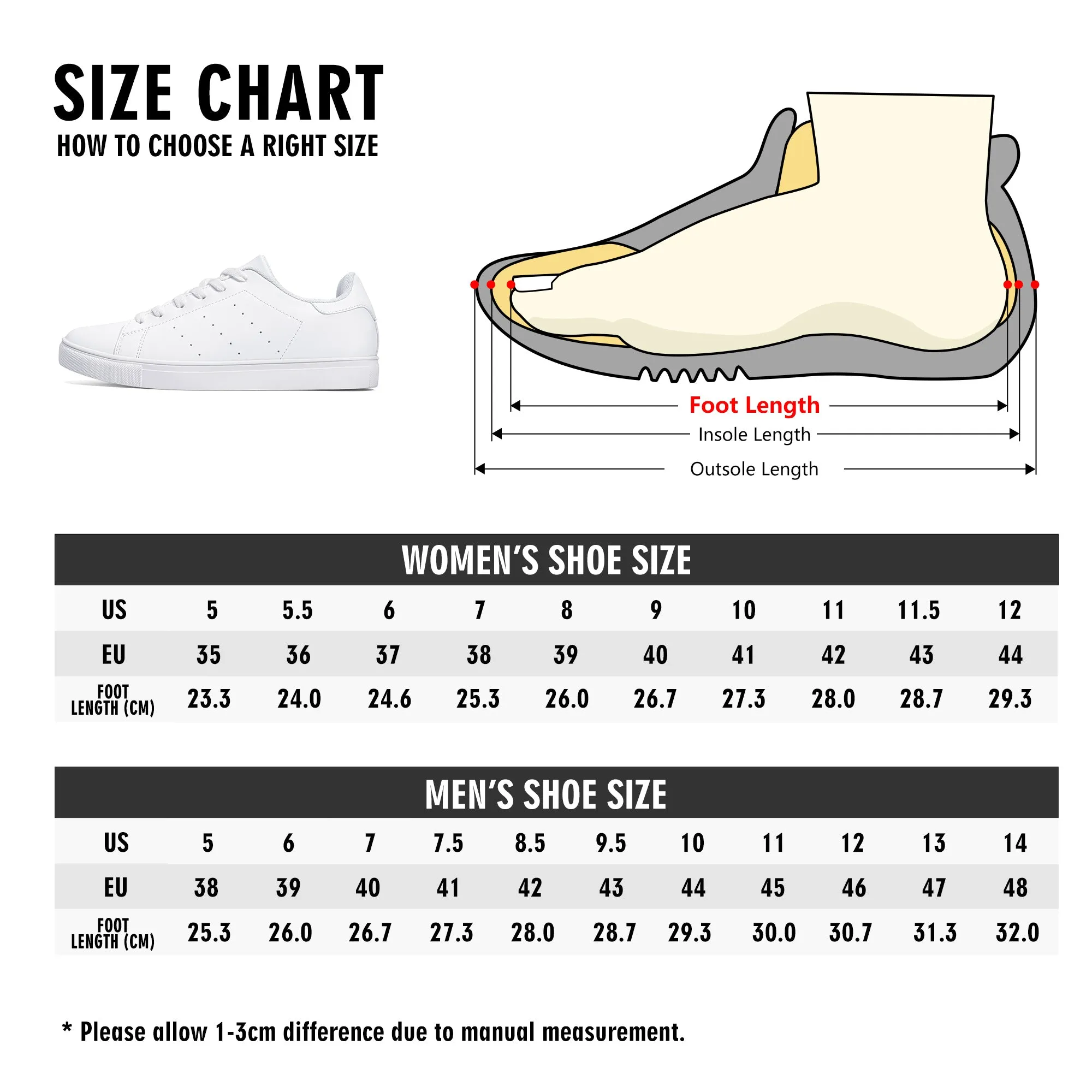 Mens Rubber Low Top Leather Sneakers