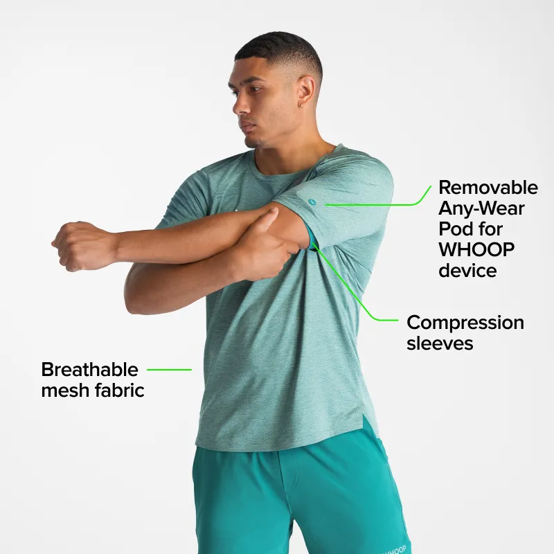 Men's Training Tee | Teal Heather