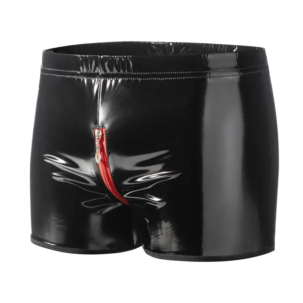 Men’s Zipper All-Access Glossy Boxers