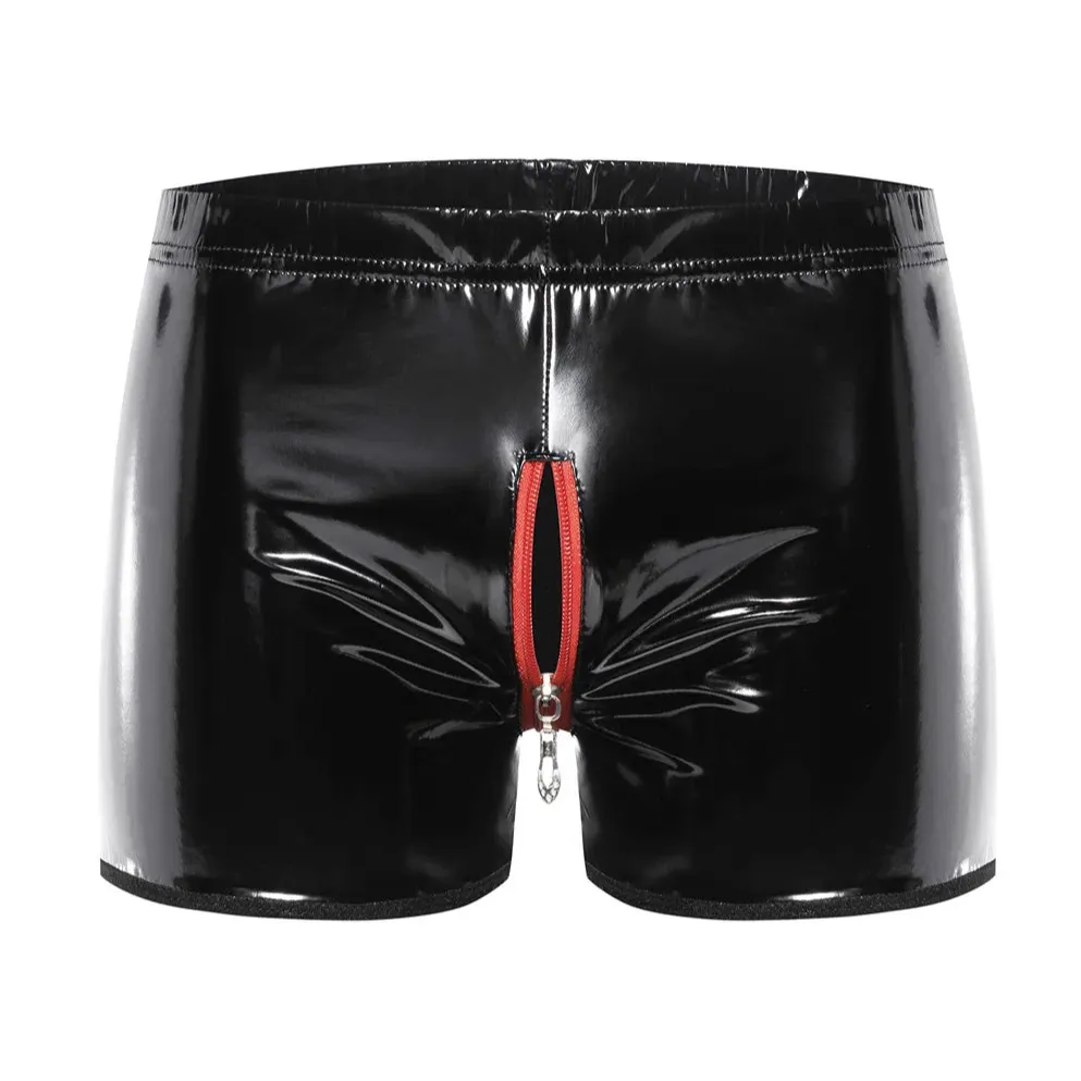 Men’s Zipper All-Access Glossy Boxers
