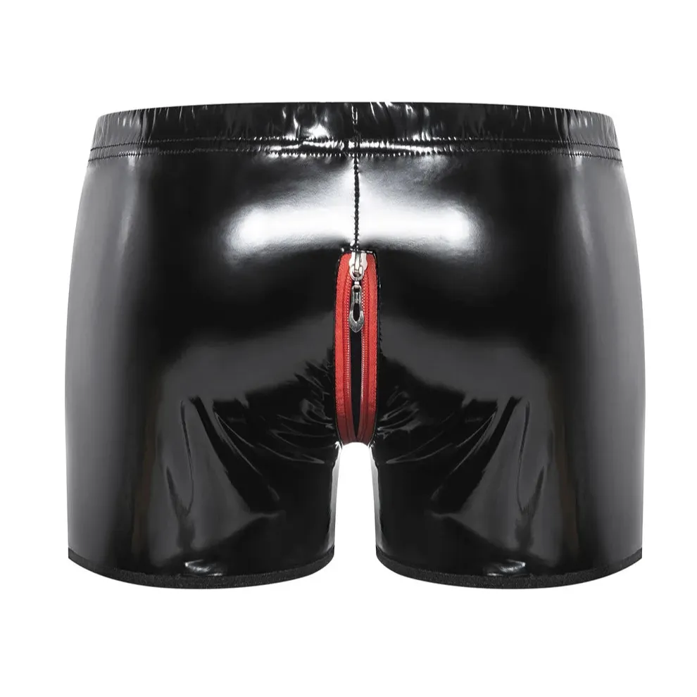 Men’s Zipper All-Access Glossy Boxers