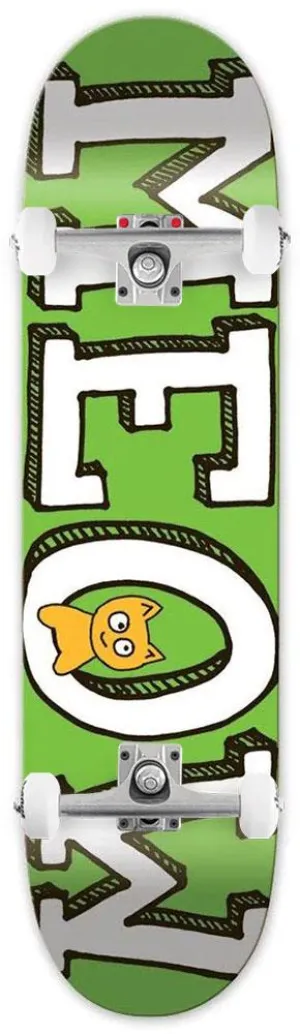 Meow DSM Logo Green x Venom Custom Complete Skateboard - 7.75"