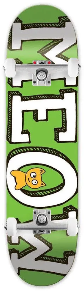 Meow DSM Logo Green x Venom Custom Complete Skateboard - 7.75"