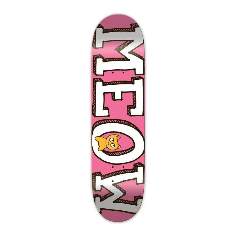 Meow DSM Logo Pink x Venom Custom Complete Skateboard - 7.75"