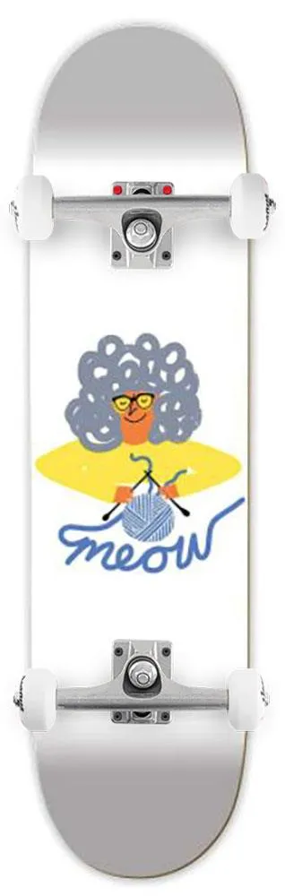 Meow s Grandma x Venom Custom Complete Skateboard - 8.25"