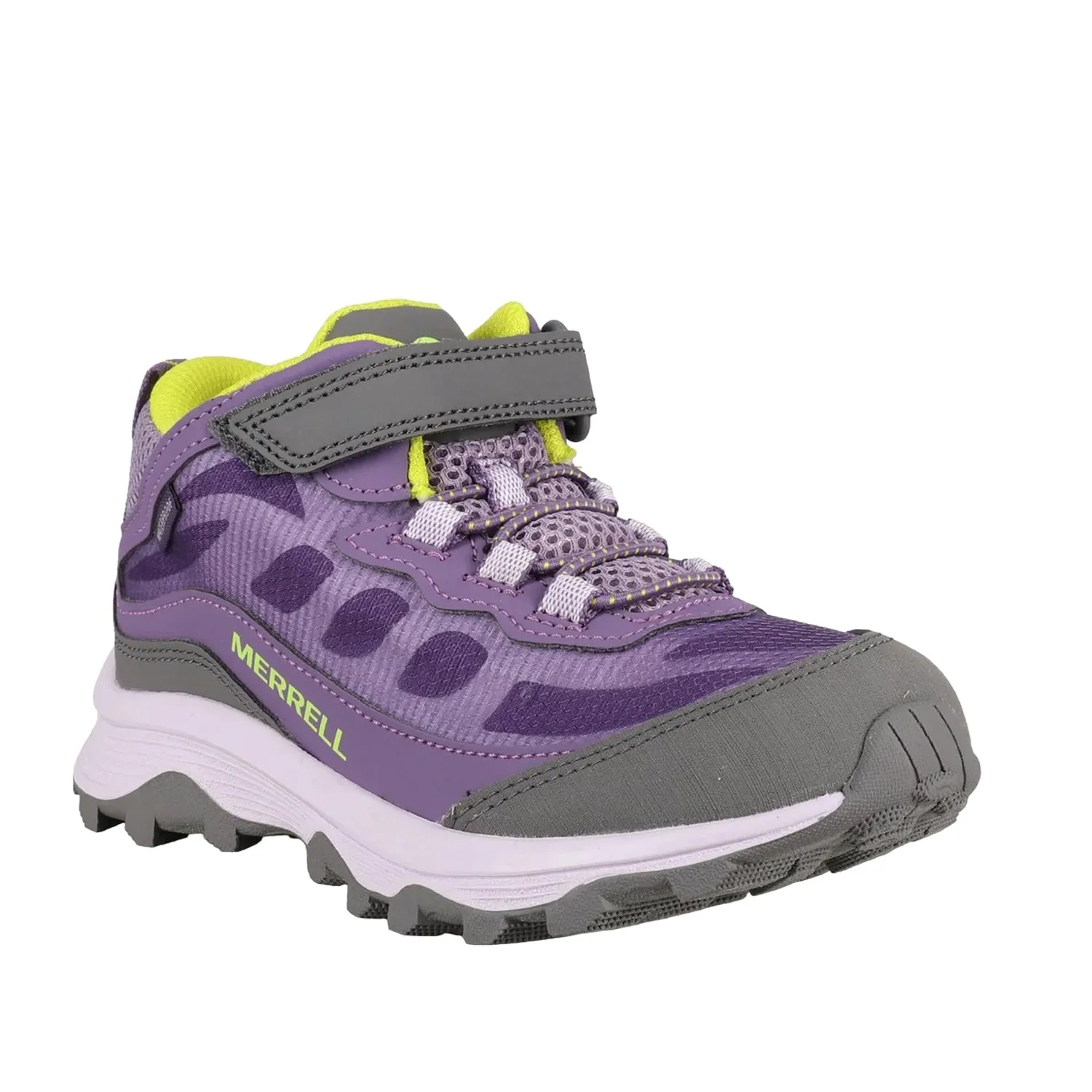 Merrell Kids' Moab Speed Mid A/C WTRPF in Grape Cadet