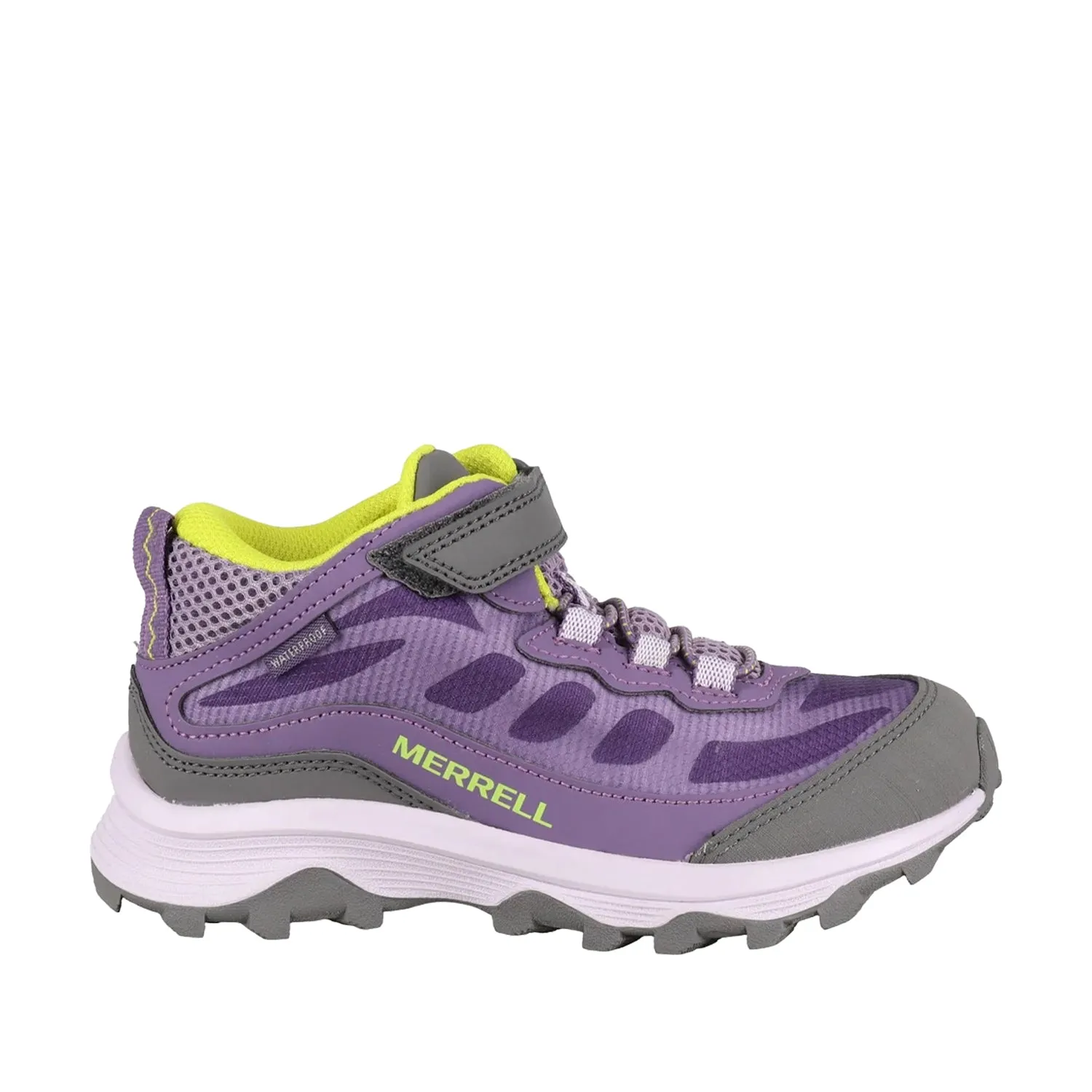 Merrell Kids' Moab Speed Mid A/C WTRPF in Grape Cadet