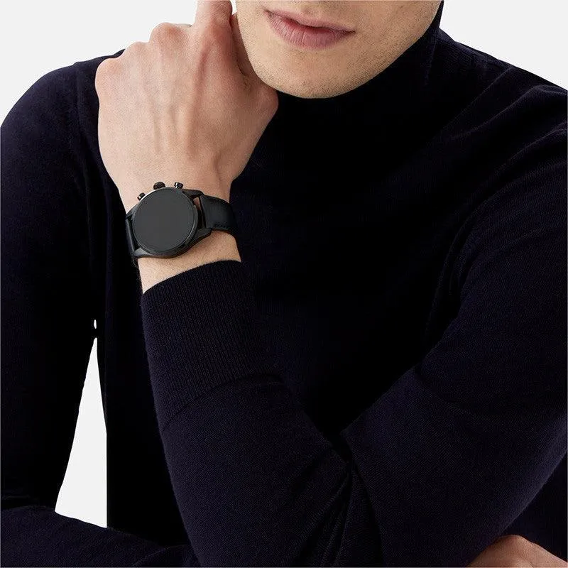 Montblanc Smartwatch watch Summit 3 42mm Titanium and Caucci strap 129267