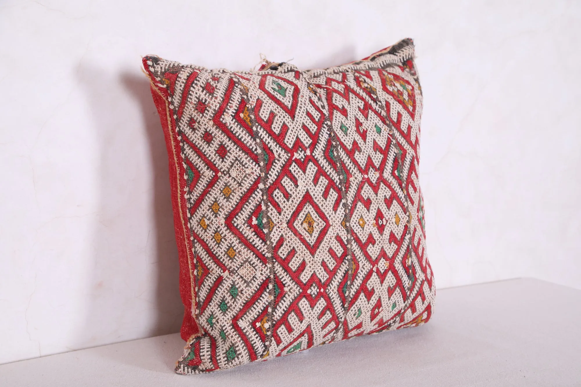 Moroccan kilim pillow 15.3 INCHES X 16.1 INCHES