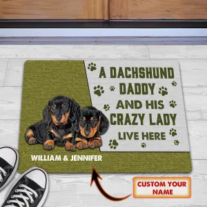 NA93 - DOORMAT - DACHSHUND DADDY 102