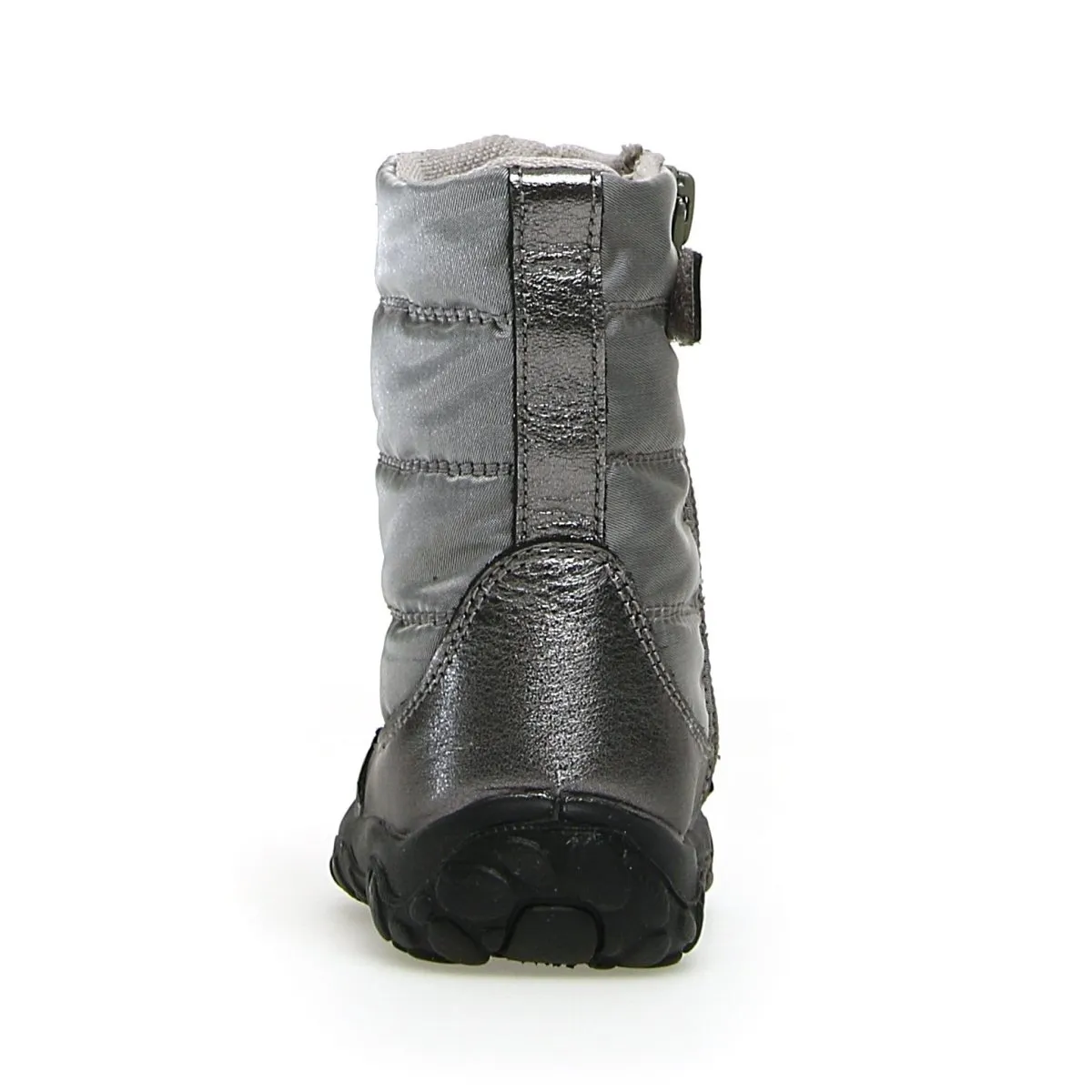 Naturino Girl's (Size 21-26) Poznurr Metallic Silver Waterproof