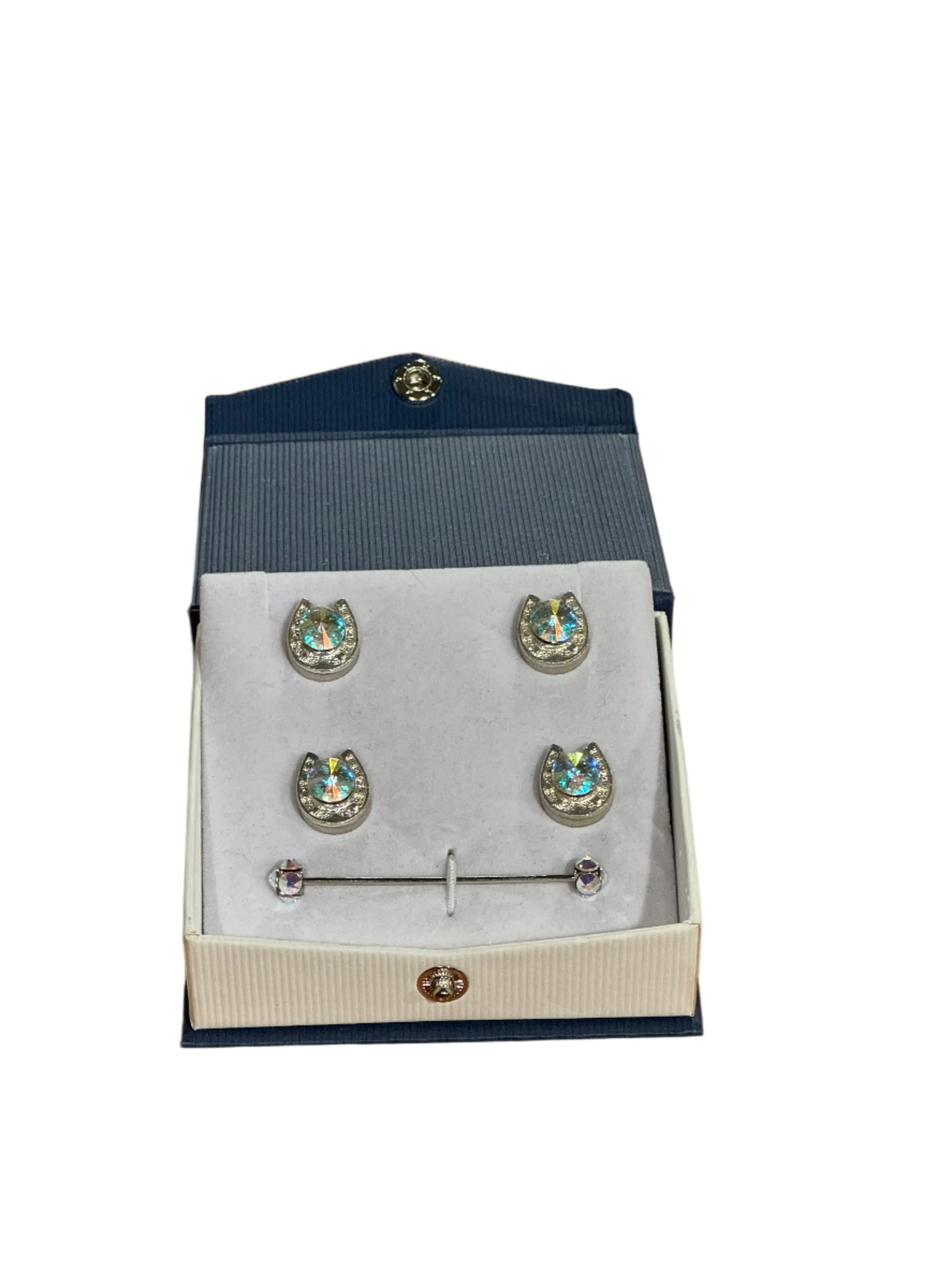 New, 5-Piece Saddleseat, Crystal Magnet Set