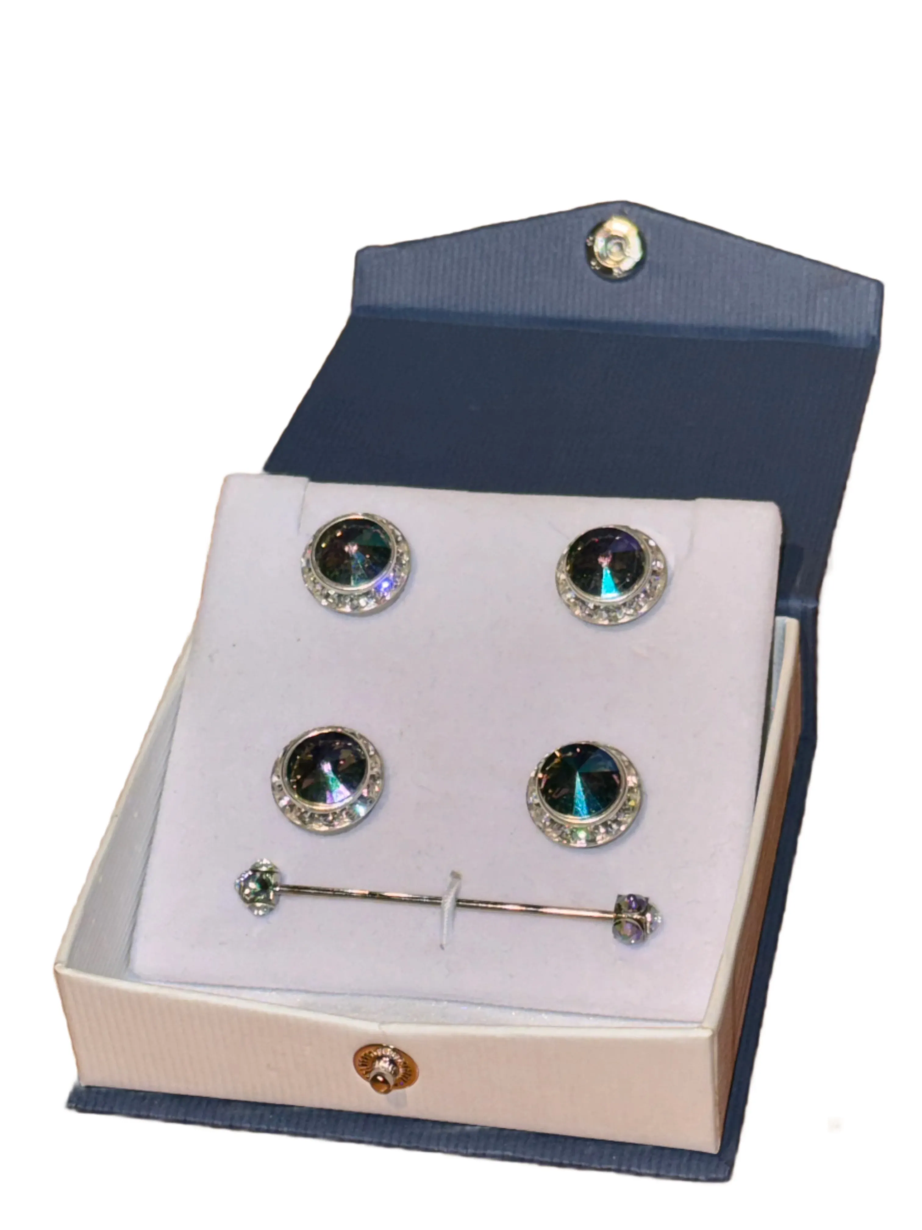 New, 5-Piece Saddleseat, Crystal Magnet Set