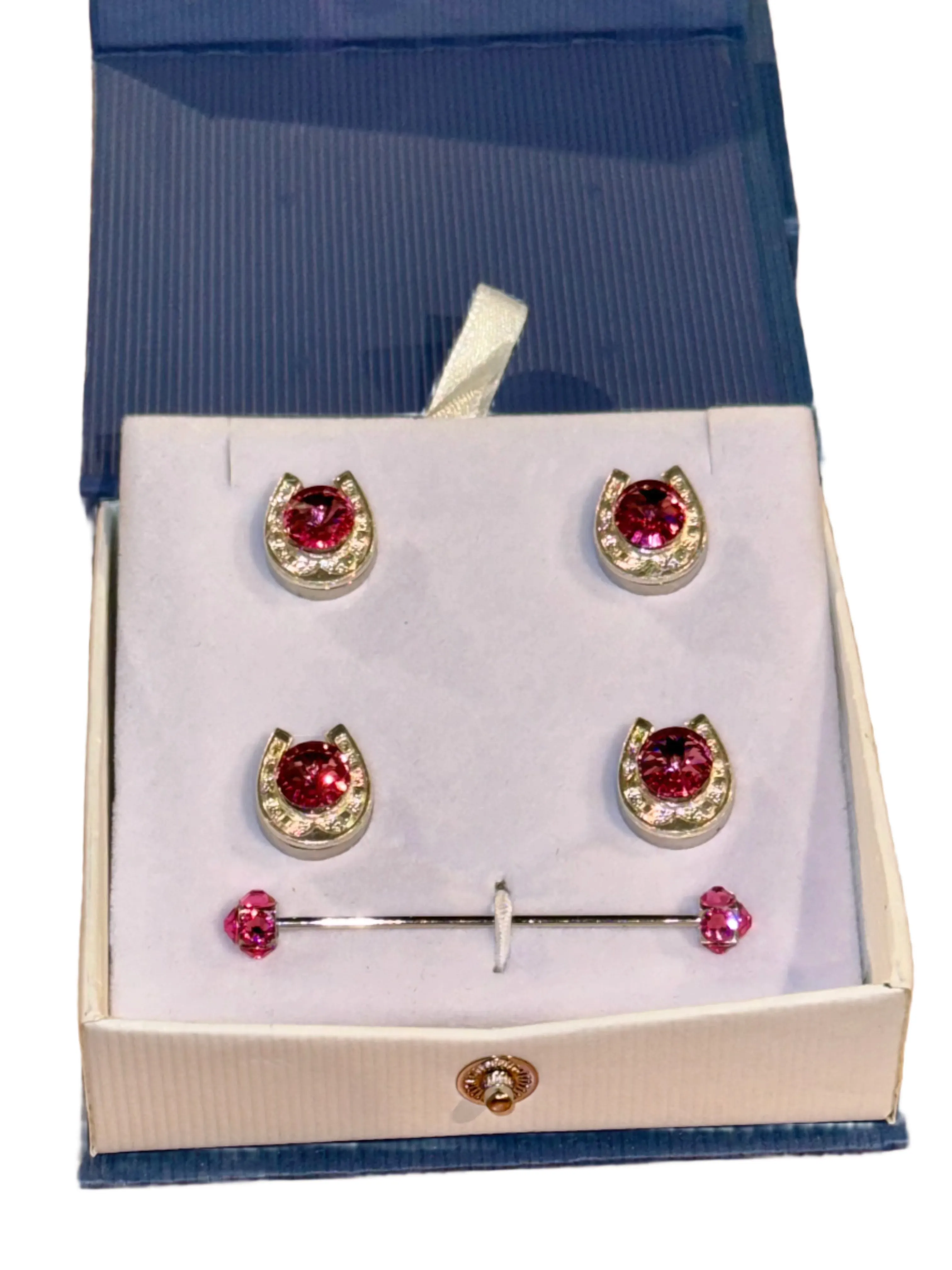 New, 5-Piece Saddleseat, Crystal Magnet Set