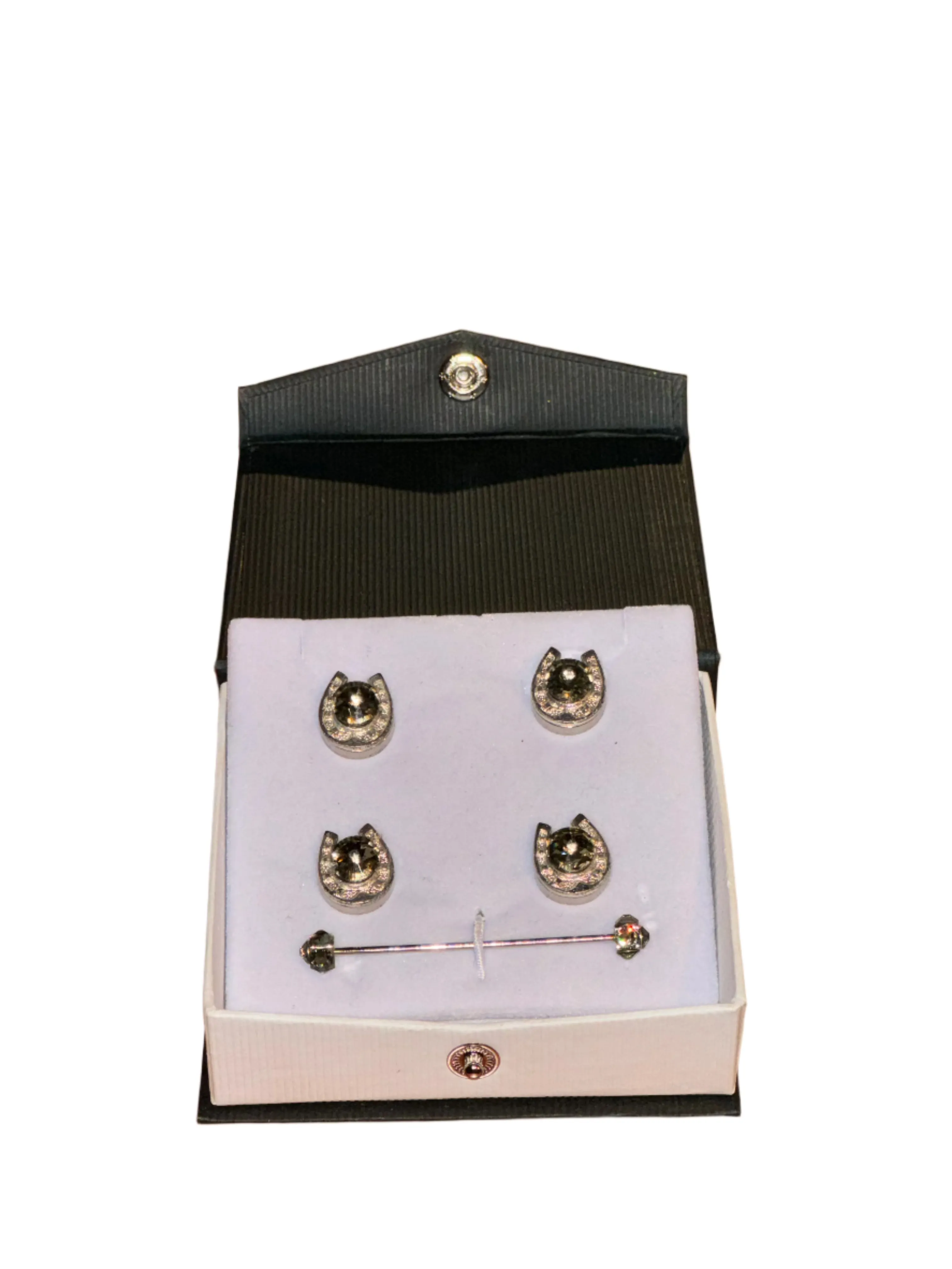 New, 5-Piece Saddleseat, Crystal Magnet Set