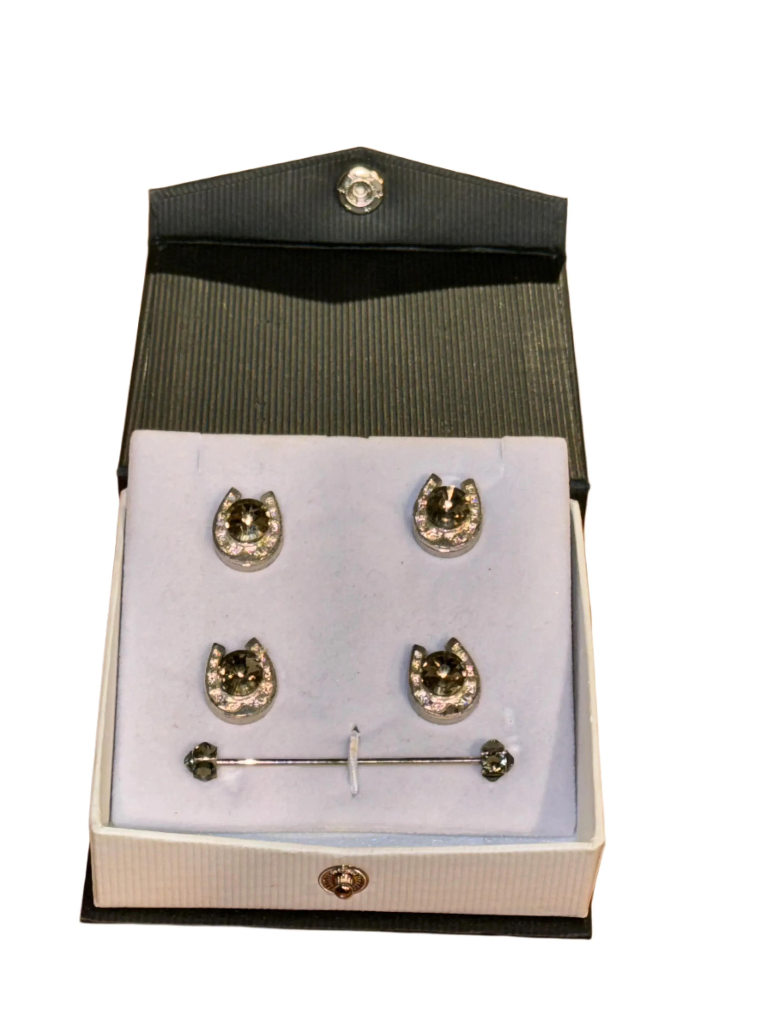 New, 5-Piece Saddleseat, Crystal Magnet Set