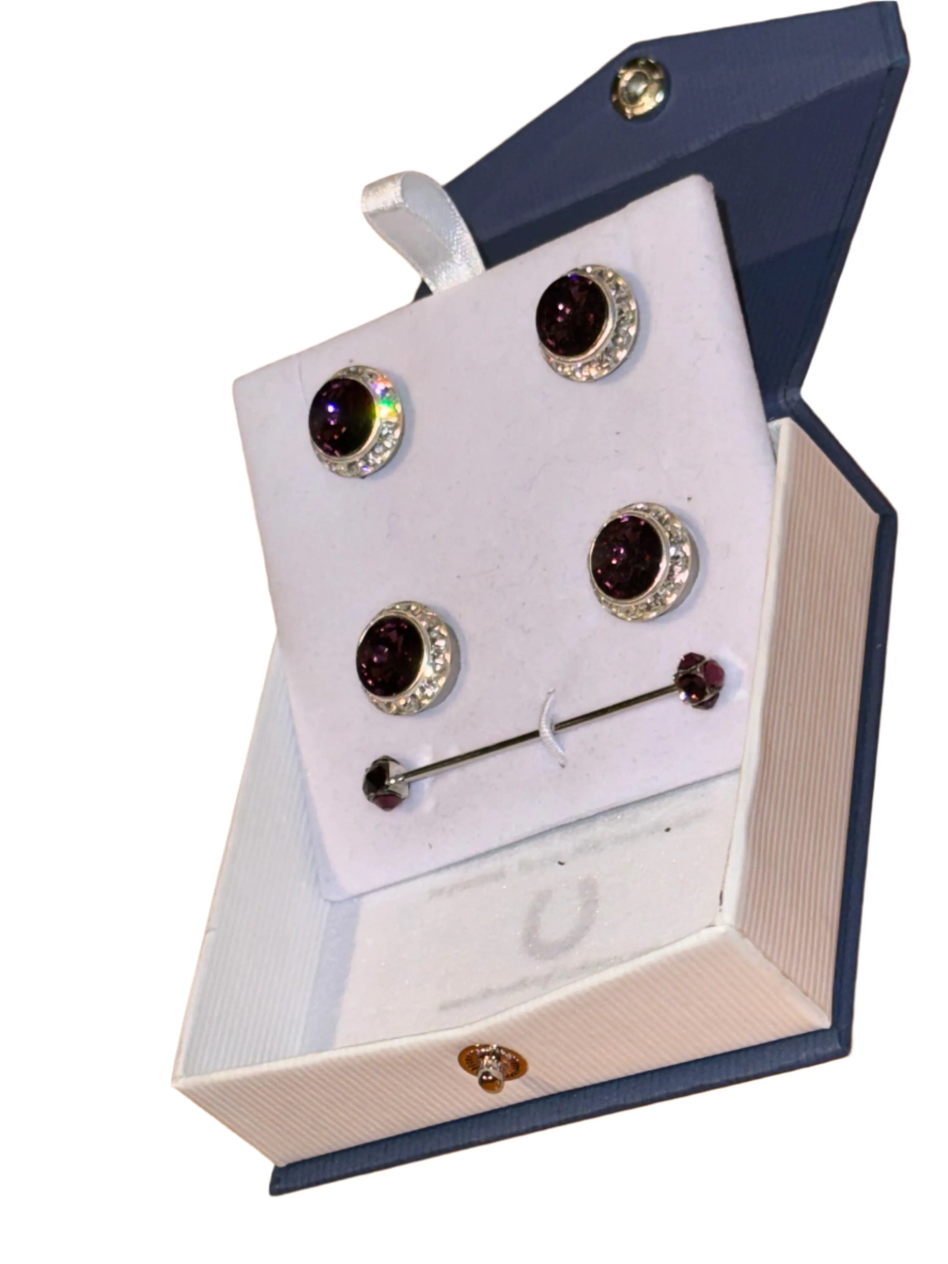 New, 5-Piece Saddleseat, Crystal Magnet Set