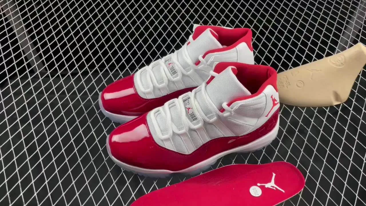 New Style Fashion Nike Air Jordan 11 High 'Cherry Red'