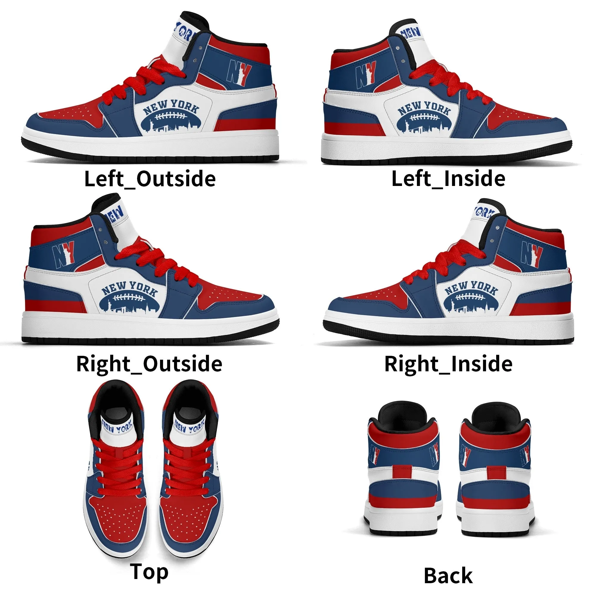 New York Football Team Themed Shoes For Kids