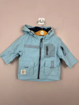 Next Light Blue Windbreaker Jacket 3-6m