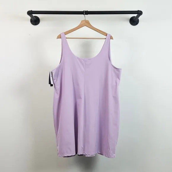 NWT Nike Women's Bliss Luxe Training Dress (Plus Size) in Purple