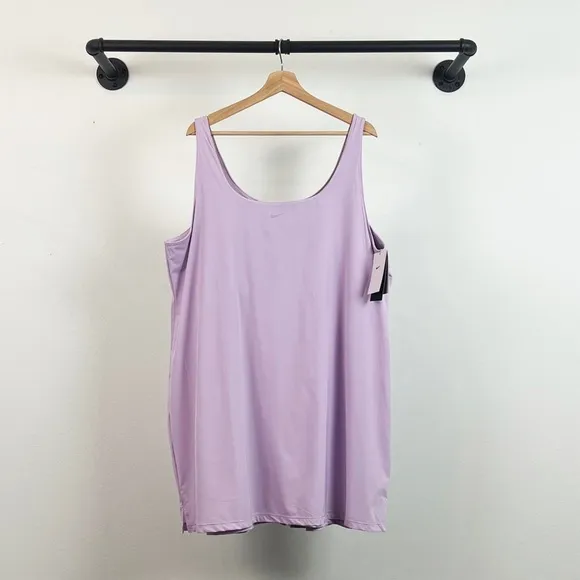 NWT Nike Women's Bliss Luxe Training Dress (Plus Size) in Purple