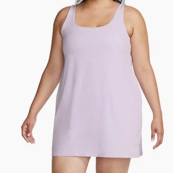 NWT Nike Women's Bliss Luxe Training Dress (Plus Size) in Purple