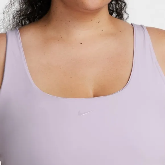 NWT Nike Women's Bliss Luxe Training Dress (Plus Size) in Purple