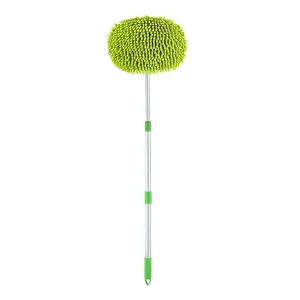 OAVQHLG3B 45" Microfiber Car Wash Brush Mop Car Cleaning Kit,Mitt Sponge with Long Handle,Car Cleaning Supplies Duster Washing Car Tools Household Essentials for Car Washing