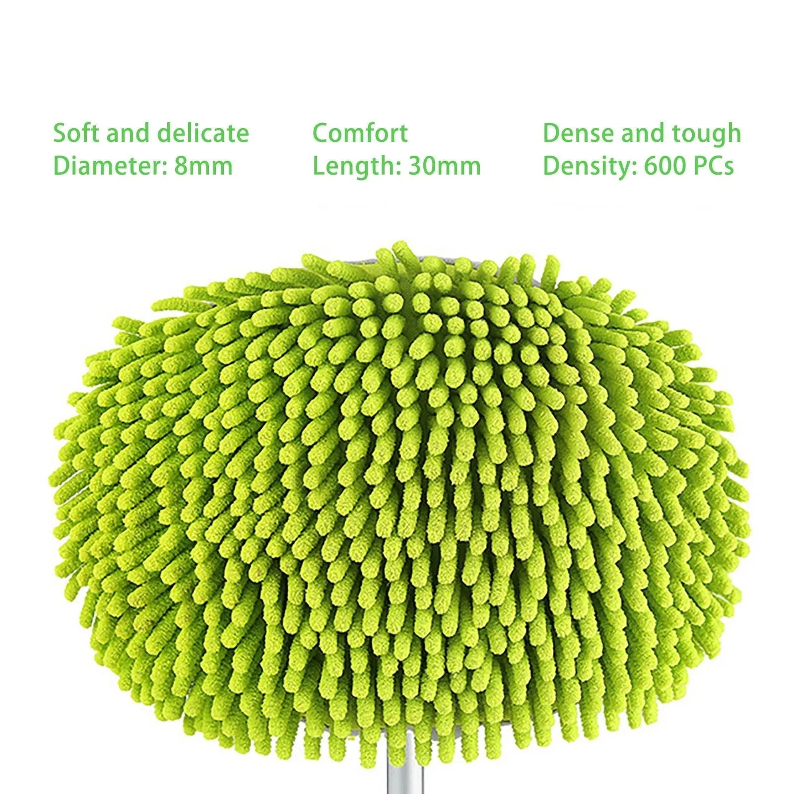 OAVQHLG3B 45" Microfiber Car Wash Brush Mop Car Cleaning Kit,Mitt Sponge with Long Handle,Car Cleaning Supplies Duster Washing Car Tools Household Essentials for Car Washing