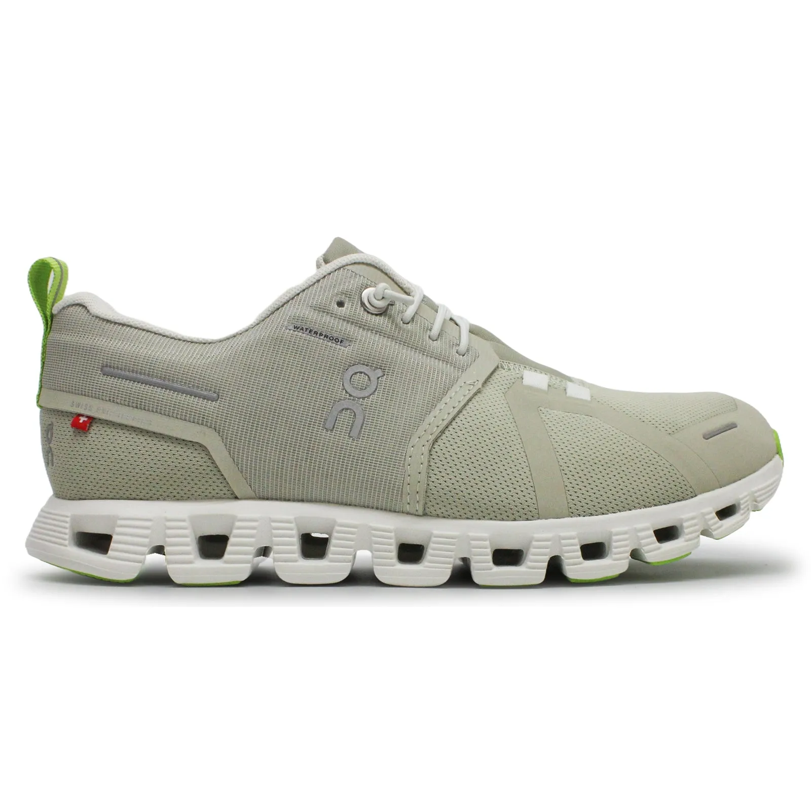 On Cloud 5 Waterproof Textile Women's Running ShoesTrainers - Chalk Ice