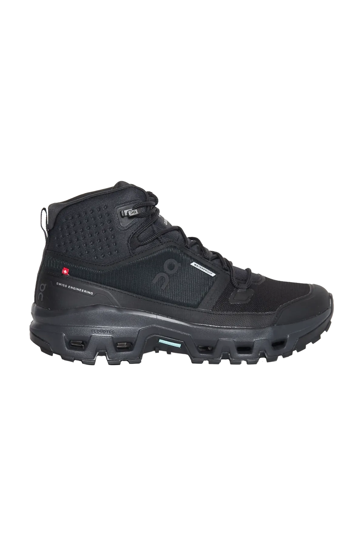 On Running Cloudrock Mid Waterproof Hiking Boot | Black