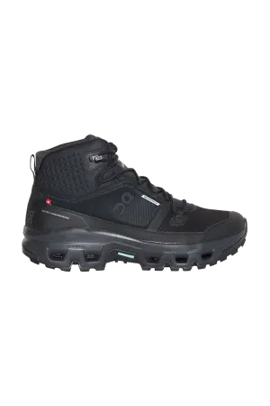 On Running Cloudrock Mid Waterproof Hiking Boot | Black