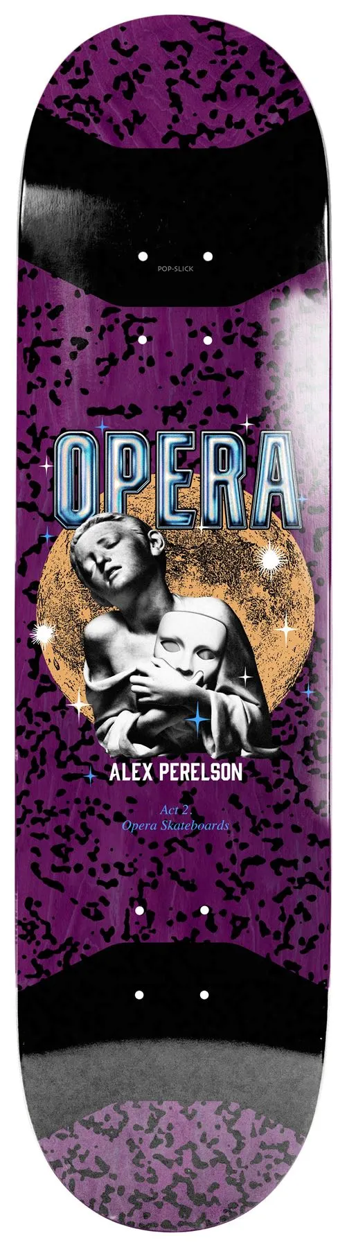 Opera Alex Perelson Grasp II EX7 Pop Slick Purple x Venom Custom Complete Skateboard - 8.38"