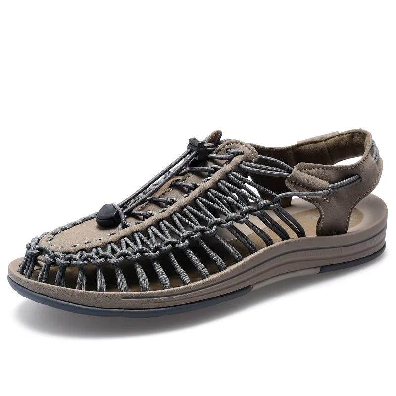 Outdoor Sandals Non-slip Hollow Out Rope Shoes