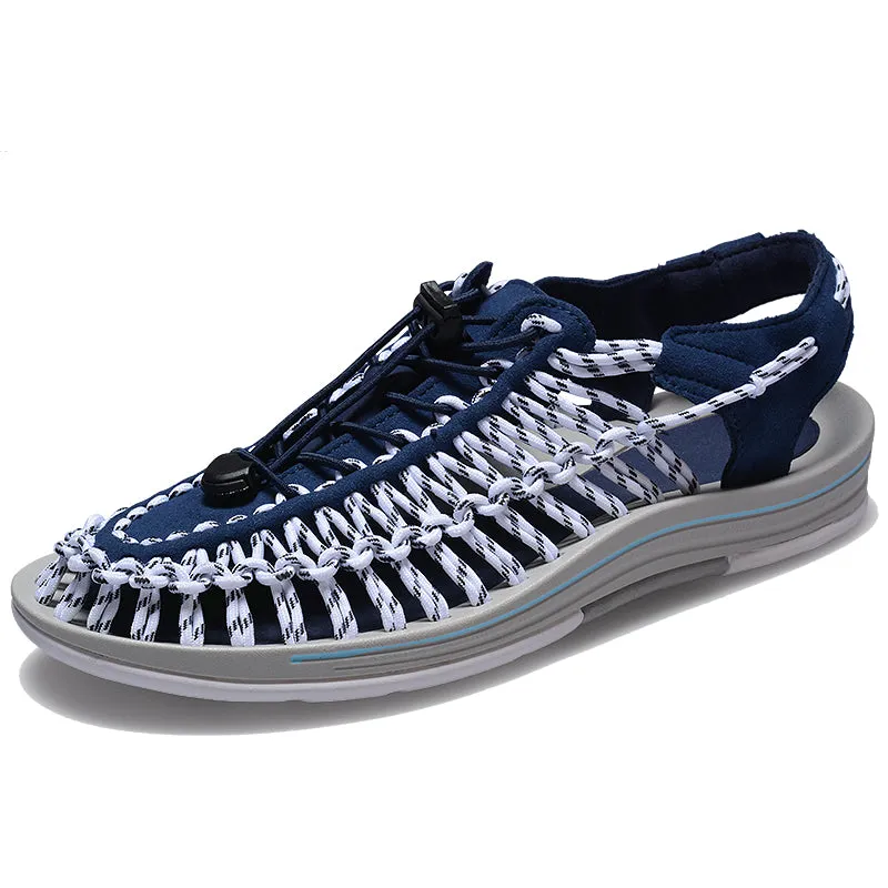 Outdoor Sandals Non-slip Hollow Out Rope Shoes