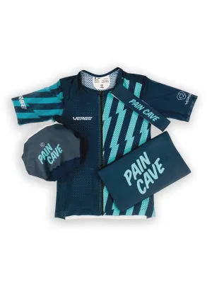 PAIN CAVE KIT with FREE TURBO Towel & Headband - MEN BLUE