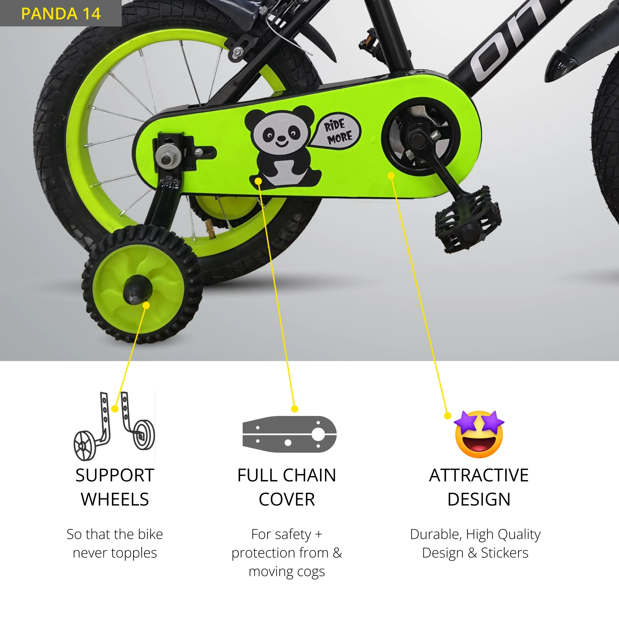 Panda 14T - Kids Bicycle (3 to 5 Years)